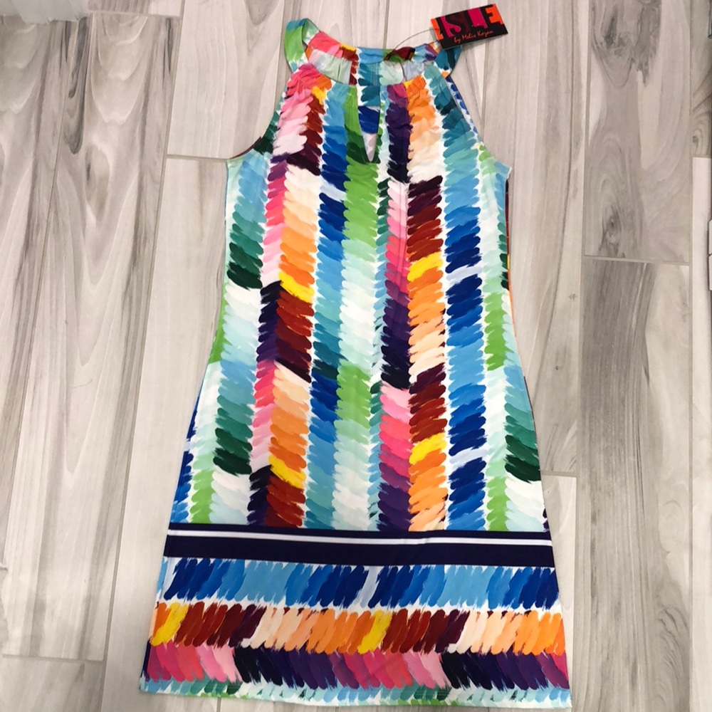 Isle Multicolored Dress- Size Small